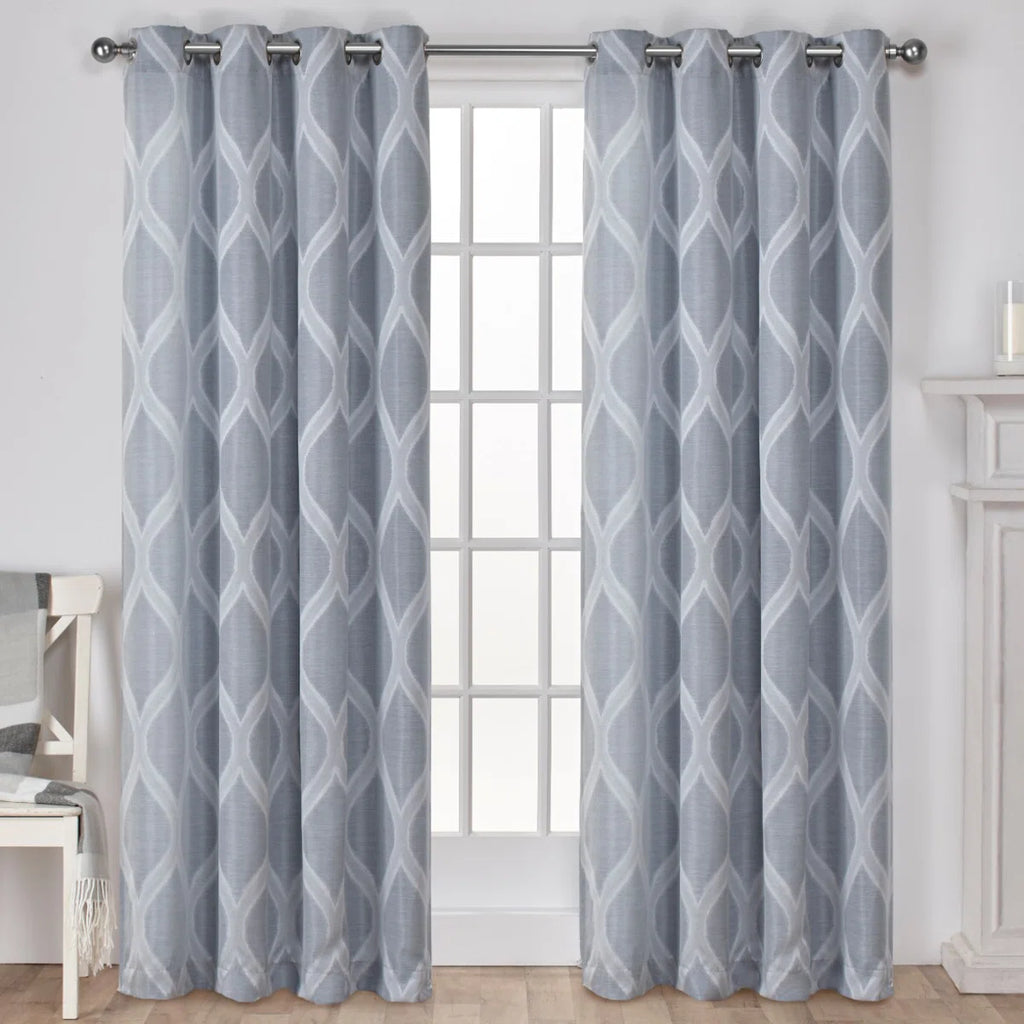 Borach Semi Sheer Curtain Pair (Set of 2)