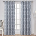 Borach Semi Sheer Curtain Pair (Set of 2)