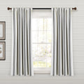 Cotton Blend Semi Sheer Curtain Pair (Set of 2)