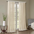 Harper Solid Crushed Curtain Panel Pair (Set of 2)