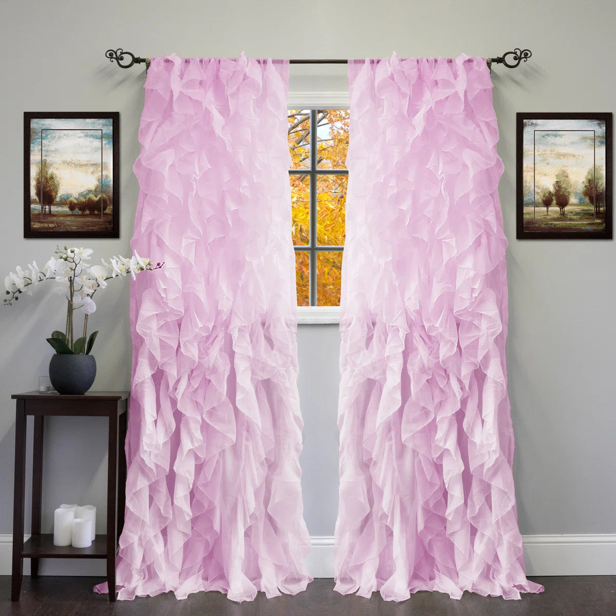 Fulda Semi Sheer Curtain Single Panel