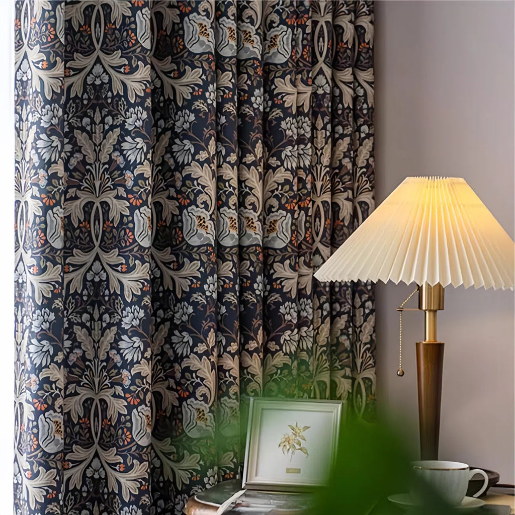 Aslan Cotton Blend Room Darkening Curtain Panel Pair (Set of 2)