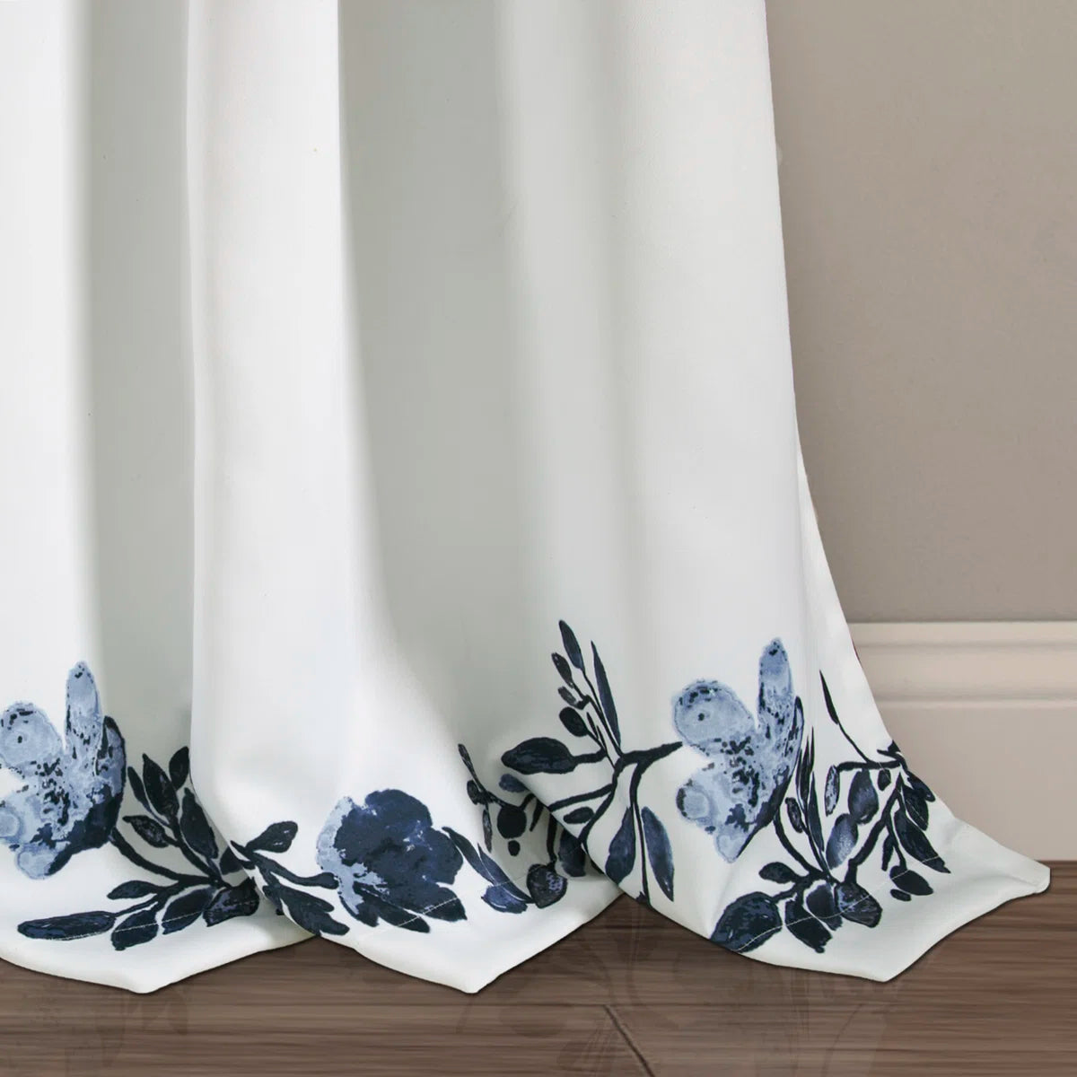 Lush Decor Tanisha Floral Room Darkening Curtain Panels Pair Drapes (Set of 2) (Set of 2)