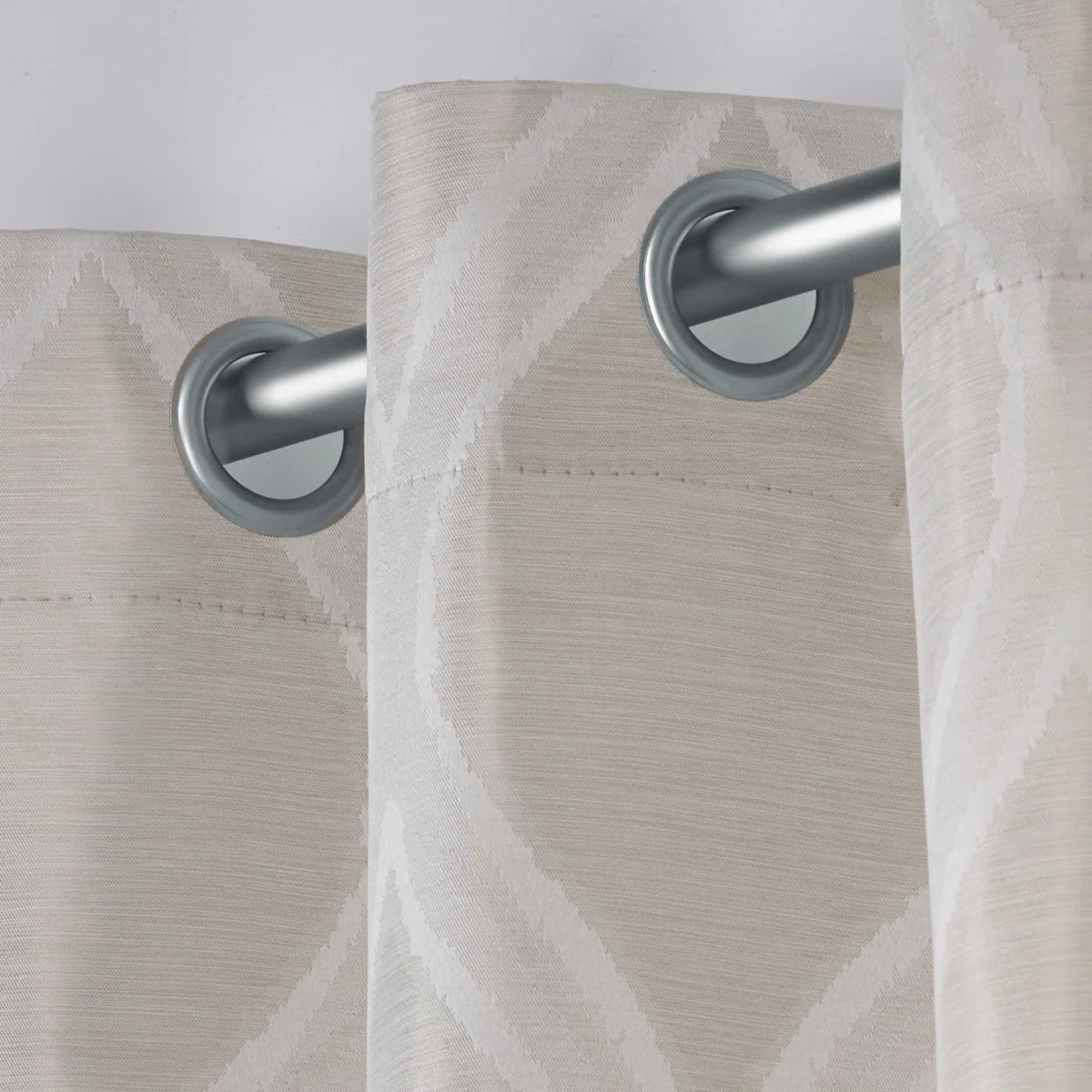 Borach Semi Sheer Curtain Pair (Set of 2)
