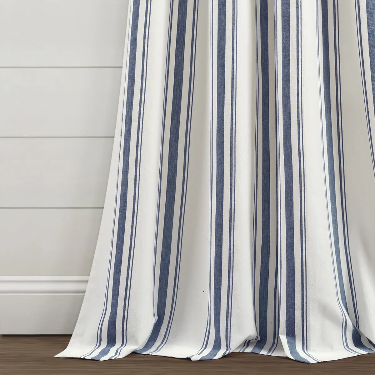 Cotton Blend Semi Sheer Curtain Pair (Set of 2)