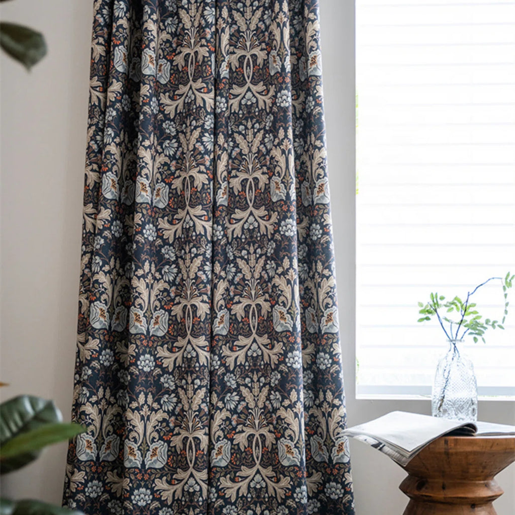 Aslan Cotton Blend Room Darkening Curtain Panel Pair (Set of 2)