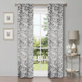 Finklea Floral Pattern Polyester Light Filtering/Room Darkening Rod Pocket Curtain Panels (Set of 2)
