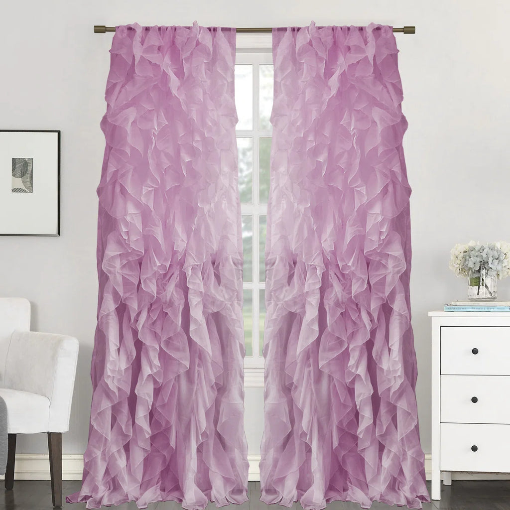 Fulda Semi Sheer Curtain Single Panel